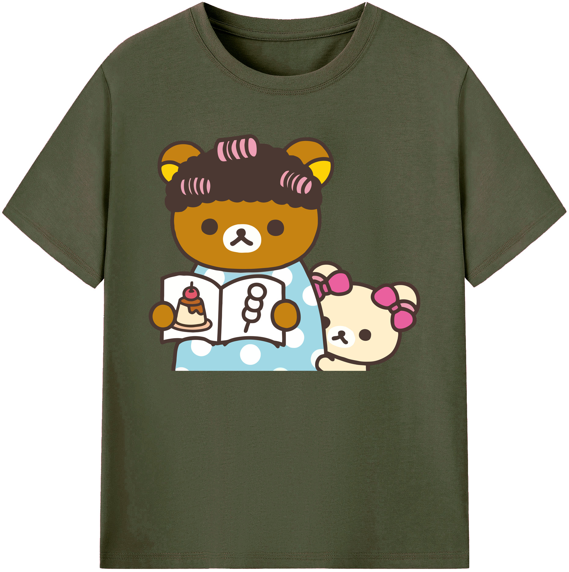 （画像用） リラックマ リラックマ キイロイトリ Rilakkuma Korilakkuma Kiiroitori 綿100％ メンズ半袖Tシャツ｜肌触りやわらか＆通気性